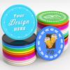 200-1000 Custom Plastic Poker Chips,Drink Chips,Personalized Your Own Logo, Image and Text, Double Sided Full Color Printing Custom Tokens For Bar, Events, Weddings, Business Card & Promotional Tokens view 1