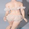 1/6 Scale Female Clothes Bathing Suit for 12-inches Action Figure Body Doll, Female Action Figure Swimwear Clothing 1/6 Doll Split Swimsuit Set Costume Accessory (White) view 3