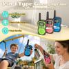Walkie Talkies for Kids 3 Pack Rechargeable,Handheld Kids Walkie Talkies Long Range for 3 Miles,22 Channel and LED Flashilight,Birthday Gifts for 3-12 Years Old Girls Boys Camping Hiking Adventure view 2