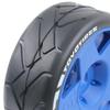 100mm 1/8 RC On-Road tire and Hard wheels Rim set 17mm Hex For 1/7 1/8 RC Rally Drift Car HPI VRX WR8 HSP Hobao Kyosho ARRMA Redcat Losi KM C3 Pegasus Mustang CNE Racing Car W50 (blue) view 4