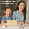 Wooden Pretend Play Home Office Set for Kids,10Pcs Office Playset with Wooden Toy Laptop & Phone,Toddlers Beverage Cup for Preschool Kid Ages 3+ Years view 4
