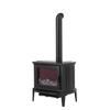 1:6 Scale Dollhouse Miniature mini Simulation Freestanding Fireplace,Heating Stove Model,bjdob11blythegsc Home appliances Accessories (Black Freestanding Fireplace) view 2