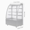 1:6 Scale Dollhouse Miniature mini Simulation Cake Cabinet, Supermarket Store Container Model,bjdob11blythe Storage Accessories view 2