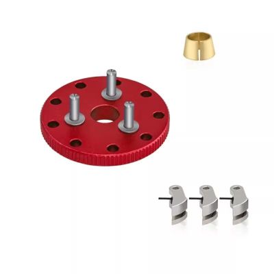 for Traxxas for Nitro for Slash for Rustler T-Maxx 4142 4146 3281 Metal Flywheel Clutch Bell Set RC Car Upgrade Parts Accessories RC Car Repair Kit(Red)