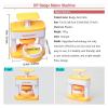 LIBODD for Children Gift Badge Button Kid Maker Machine with 48Pcs Button Parts+Picture+Circle Cutter DIY Pin Badges Maker Machine Set view 3