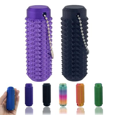 2PCS Little Ouchies Fidget, Portable Stim Tool, Pocket Mini Fidget Toy, Pain Stim Fidget, 3D Printed Venting Key Pendant, Spiky Grippie Stim Keychain for Anxiety Relief Valentines Day Gift for Kids