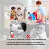 10 - Pack Child Safety Strap Locks Cabinet Locks - Secure, Quick - Fit Adhesive,Suitable for All Types of Furniture, Bathroom Cabinets, and Kitchen Ovens Toilet Seats view 2
