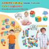 AOSITE 234 PCS STEM Marble Run Building Learning Toy Kid Gift Construction Race Track Marbles Run Building Block for 4 5 6 7 8 9 10 11 12Years, Creative Marble Run Games Boy Girl Birthday Xmas Present view 2