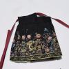1/6 Scale Female Figure Clothes Ancient Asian Traditional Split Skirt Set for 12inch Action Figure, 1/6 Ancient Female Action Figure Dress Suit Accessory (Black & Gold Skirt) view 3