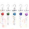 5 Pcs Wind Spinners Stainless Steel Wind Spinner Tail Gazing Ball Spiral Tail Wind Spinners with Hanging Swivel Hook to Stress Relief for Indoor Outdoor Decoration or Gift view 1