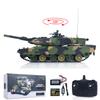 wheelfun Henglong 3809 2.4GHz 1/24 RC Tank Leopard 2 A5 Remote Control Battle Tank Model BB Shooting Firing Effects Infrared Battle Spray Water Simulated Light Sound Hobby Grade Model view 2