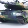 wheelfun Henglong 3809 2.4GHz 1/24 RC Tank Leopard 2 A5 Remote Control Battle Tank Model BB Shooting Firing Effects Infrared Battle Spray Water Simulated Light Sound Hobby Grade Model view 4