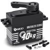 1/10 RC Crawler Servo 40KG Brushless High Torque Servo 8.4V HV Metal Gear Digital Waterproof Servo for 1/8 1/10 1/12 Scale RC Crawler Truck Cars Buggy Robotic, 270 Degree RC Steering Servo view 1