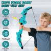 Bow and Arrow Set for Kids, Archery Toy Set Compliant for Nerf Dart, with 30 Soft Dart and 35 Suction Cup Arrows, Kids Outdoor Sports Toy Archery Gmaes for Boys Girls Ages 3-5 6-8 view 2