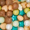 TRENDPLAY Ball Pit Balls Star Bear Heart Shape for Toddlers 200 Pieces, Plastic Toy Balls for Boys Girls,Cream Green+ Coffee view 1