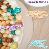 TRENDPLAY Ball Pit Balls Star Bear Heart Shape for Toddlers 200 Pieces, Plastic Toy Balls for Boys Girls,Cream Green+ Coffee view 3