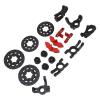RC Car Upgrade Parts Steering Cup Disc Brake Aluminum Alloy Enhanced Performance KM C3 E8414 E8415 1/7 RC Cars (Red) view 3