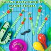Rotatingpals 24 Pcs Cactus Party Favors Green Bubble Wands Bulk Mini Bubble Wands for Cactus Fiesta Green Party Decorations view 3
