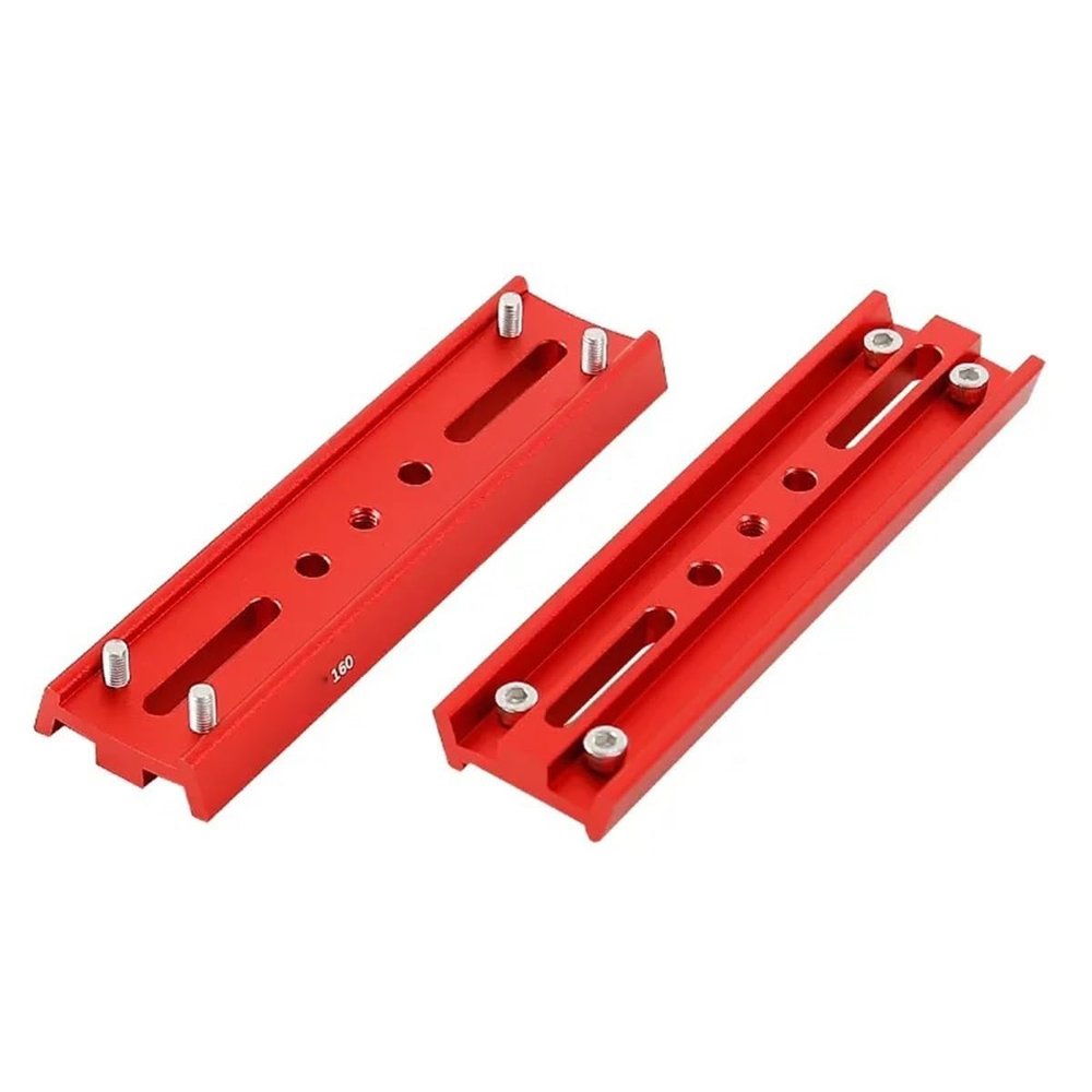 160mm Four Screw Holes Dovetail Mounting Plate Astronomical Telescope Accessories(160mm XY240527 Red)