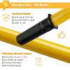 High Voltage Insulated Rescue Hook Yellow Insulated Rescue Hook Electrical Safety Pole, High Voltage Lifeguard Rescue Pull Bar 20 Inches Opening, Commercial Public Emergency Protective Equipment Loads view 3