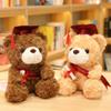 Alipis Graduation Bear Plush Toy Cap and Sash Cute Stuffed Animal for Graduation Season for Deep Bear view 3