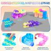 JOY SPOT! 40 PCS Sensory Soft Building Blocks for Toddlers, Kids Montessori Squishy Stacking Toy Set,Squeezable & Stretchable Early Learning Construction Playset,Puzzle Blocks for Creative Play view 3