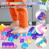 JOY SPOT! 40 PCS Sensory Soft Building Blocks for Toddlers, Kids Montessori Squishy Stacking Toy Set,Squeezable & Stretchable Early Learning Construction Playset,Puzzle Blocks for Creative Play view 4