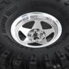 2.2 RC Crawler Tires and Aluminum Beadlock Wheels Rims All Terrain Mud Terrain Tires for 1/10 1/8 RC Crawler car Traxxas TRX4 Axial Gen8 SCX10 II RC4WD D90 TF2 Tamiya CC01 R233 (Silver) view 4