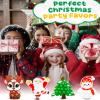 4 PCS Christmas Pop Keychain Toys,Kids Toddler Small Gifts Packs Fidget Sensory Toy for Backpack Christmas Decoration,Classroom Prize Stocking Stuffers Party Favors Goody Bags Accessories Sets view 4