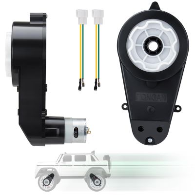 2 PCS 12V Powered Wheels Motor 40000RPM RS550 High Speed for Power Wheels Kids Ride on Toys Jeeps Upgrade Gearbox Powered for Kid Electric Vehicle Replace Parts