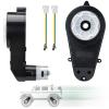 2 PCS 12V Powered Wheels Motor 40000RPM RS550 High Speed for Power Wheels Kids Ride on Toys Jeeps Upgrade Gearbox Powered for Kid Electric Vehicle Replace Parts view 1