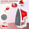 Toyvian 2pcs Brain Mini Electric Iron -Pretend Role Play Appliance Model Simulated Electric Craft Iron Mini House Playset (red,White) view 3