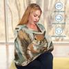 YYZZH Squirrel Tree Branch Painting Stretchy Baby Car Seat Cover Infant Canopy Nursing Breastfeeding Covers Winter Scarf view 4