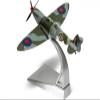 Corgi AA29204 Supermarine Spitfire T9, PV202/JW (G-CCCA), Presented as Spitfire MK.IX ML365/JW,135 Wing, 2nd Tactical Air Force, Aircraft Operated by Aerial Collective, Duxford Airfield view 2