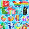 Fidget Toys, 126 Pack Party Favors for Kids 8-12 4-8, Sensory Toys Bulk Autism Autistic, Treasure Box Toys for Classroom, Stocking Stuffers, Goodie Bag Stuffers, Christmas Birthday Gifts Prizes view 2