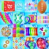 Fidget Toys, 126 Pack Party Favors for Kids 8-12 4-8, Sensory Toys Bulk Autism Autistic, Treasure Box Toys for Classroom, Stocking Stuffers, Goodie Bag Stuffers, Christmas Birthday Gifts Prizes view 3