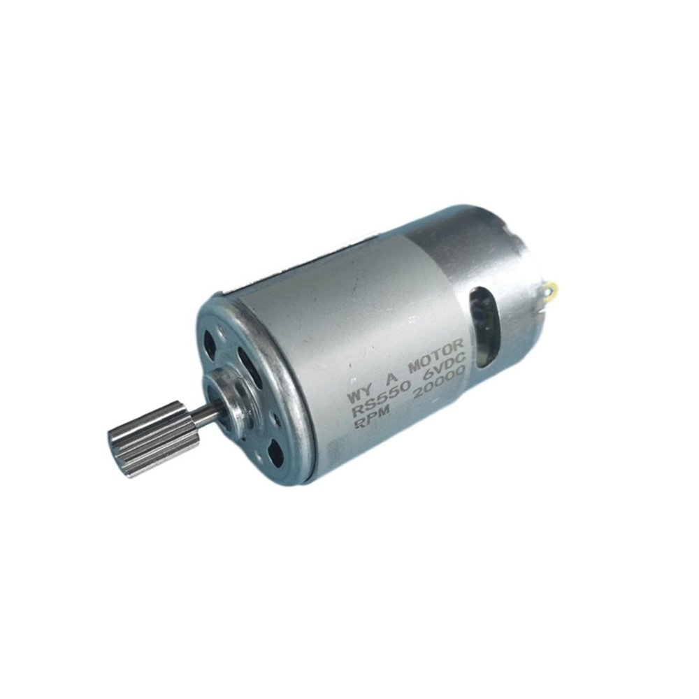 10Teeth RS380 RS390 RS550 RS570 RS555 6V 12V 24V High Speed Children's Electric Ride on Car Drive Motor Steering Motor Engine(6V380 15000RPM)