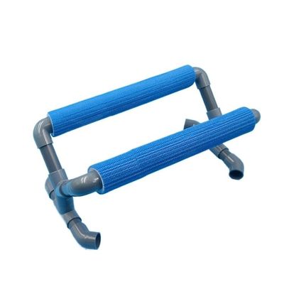 PVC Mini Boat Stand, Model Boat Display Holder with Shockproof & Non-Slip Design, Red & Blue, 25x17x14cm & 36x17x14cm, for RC Boats, O-Boats, Shrimp Boats,1 Piece(Blue-36 * 17 * 14cm)