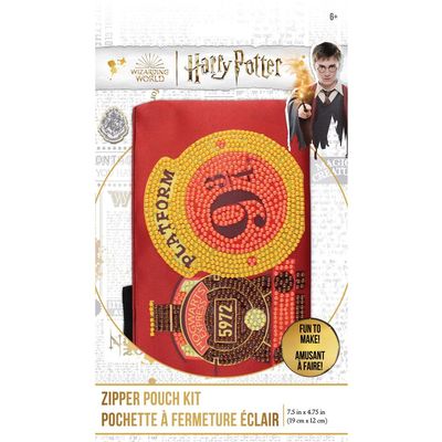 Camelot Wizarding World Hogwarts Express Zip Pouch Kit, 7.5-Inch, Multicolor