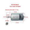 10Teeth RS380 RS390 RS550 RS570 RS555 6V 12V 24V High Speed Children's Electric Ride on Car Drive Motor Steering Motor Engine(24V RS390 6000RPM) view 3