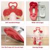 4 in 1 Rocking Horse Ages 1-3, Baby Rocking Toy Gift for Toddlers 1-3 Years Old, Balance Bike Ride On Toys with Push Handle, Backrest and Balance Board for Girl and Boy, Kids Riding Birthday (Pink) view 4