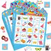 Blosssound 24 Players Birthday Bingo Games Happy Birth Day Bingo Cards for Adults Fun Birthday Party Game Family Activities Party Favors for Family Large Group Classroom view 1
