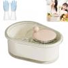 Fruit Cleaner Spinner - Portable Fruit Cleaner Bowl, Fruit Washer Spinner Bowl with Lid, Fruit and Vegetable Spinner Cleaner Bowl (Beige) view 1