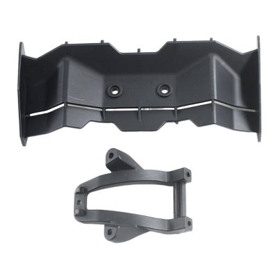 kowaku RC Tail Wing and Rear Wing Mounting Replace Parts for 16101 16102 Trucks Model 1/16 RC Car DIY Accessory