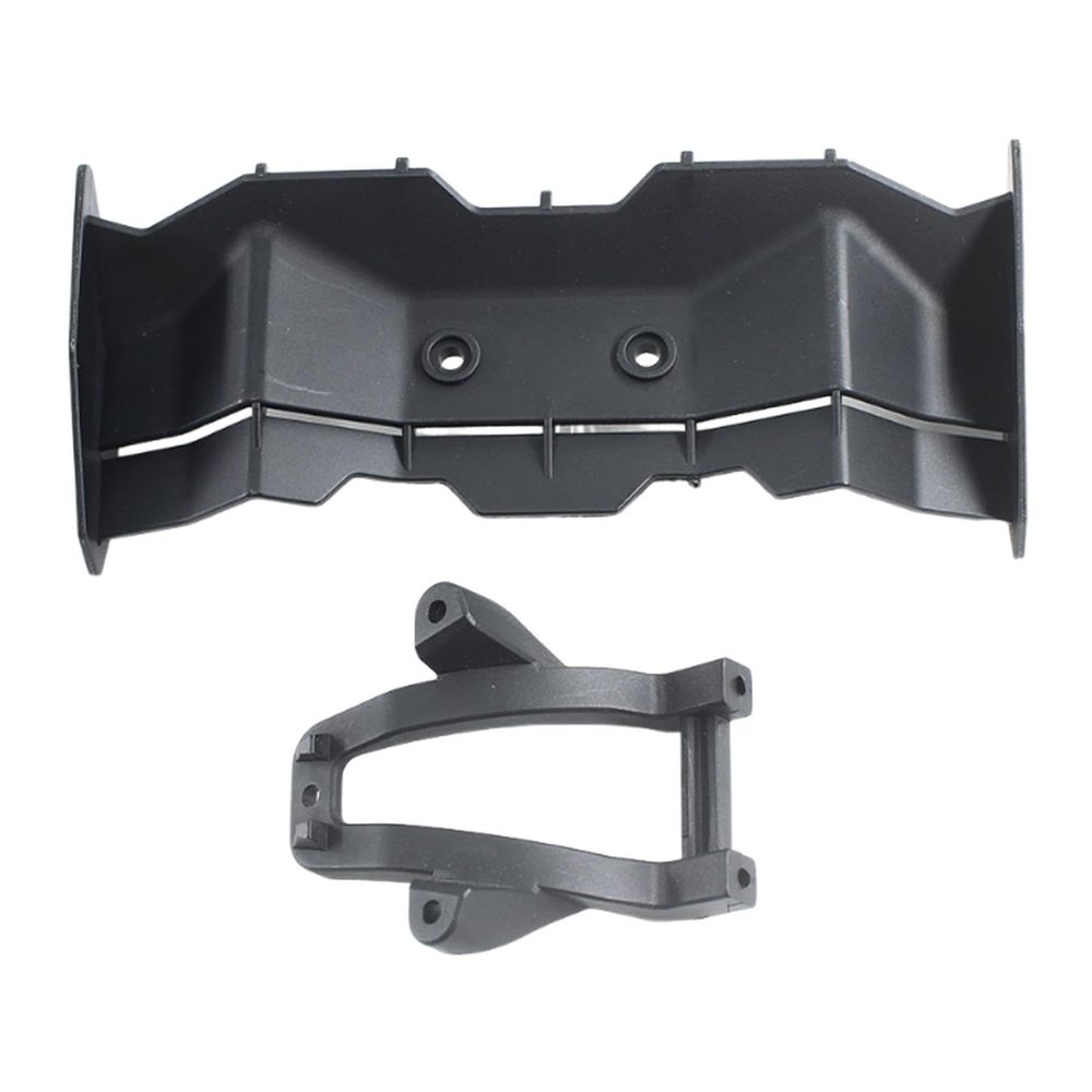 kowaku RC Tail Wing and Rear Wing Mounting Replace Parts for 16101 16102 Trucks Model 1/16 RC Car DIY Accessory