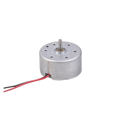 RF-300EA-1D390 DC 1.5V 3V 5V 6V 7250RPM Mini Mute 24mm Round Spindle Motor Precious Metal Brush Engine DIY Solar Power Toy Model