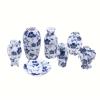 Stylish Set Completes with Vase Sugar Bowl Plates Cup Lovely Decoration Set Kitchenware view 1