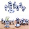 Stylish Set Completes with Vase Sugar Bowl Plates Cup Lovely Decoration Set Kitchenware view 2