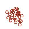 ZLHBQS Gearway O Ring Seal Gasket 2.4mm Thickness Red Silicon 8/9/10/11/28/29/30mm OD VMQ 55SH Hardness(19x14.2x2.4mm) view 1