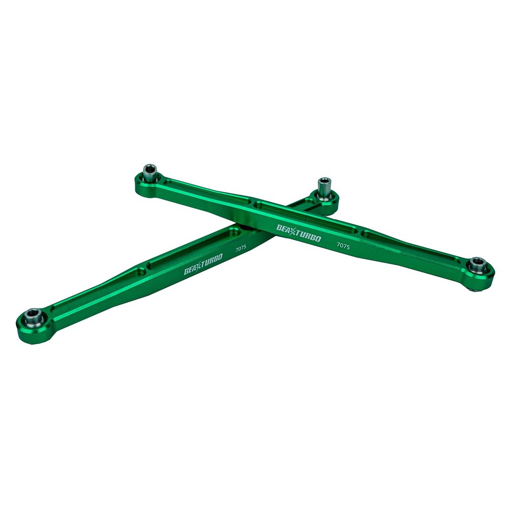 BEAXTURBO Racing Upgrade Parts RC CNC Aluminum7075 Upgrade Toe Links for TRAXXAS X-MAXX 1/5 8S (Green)